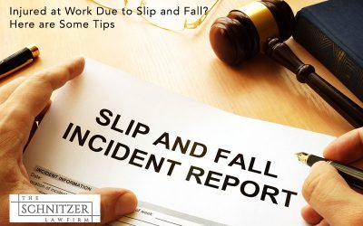 Injured at Work Due to Slip and Fall? Here are Some Tips