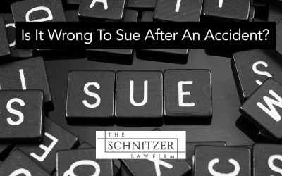 Is It Wrong to Sue After An Accident?