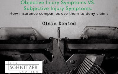 Objective Injury Symptoms vs. Subjective Injury Symptoms and How Insurance Companies Use Them to Deny Claims