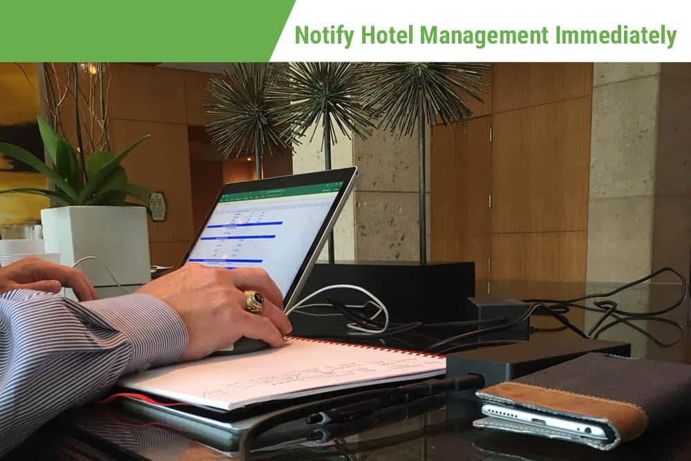 notify hotel management immediately and contact personal injury lawyer in las vegas if you have been injured at a hotel