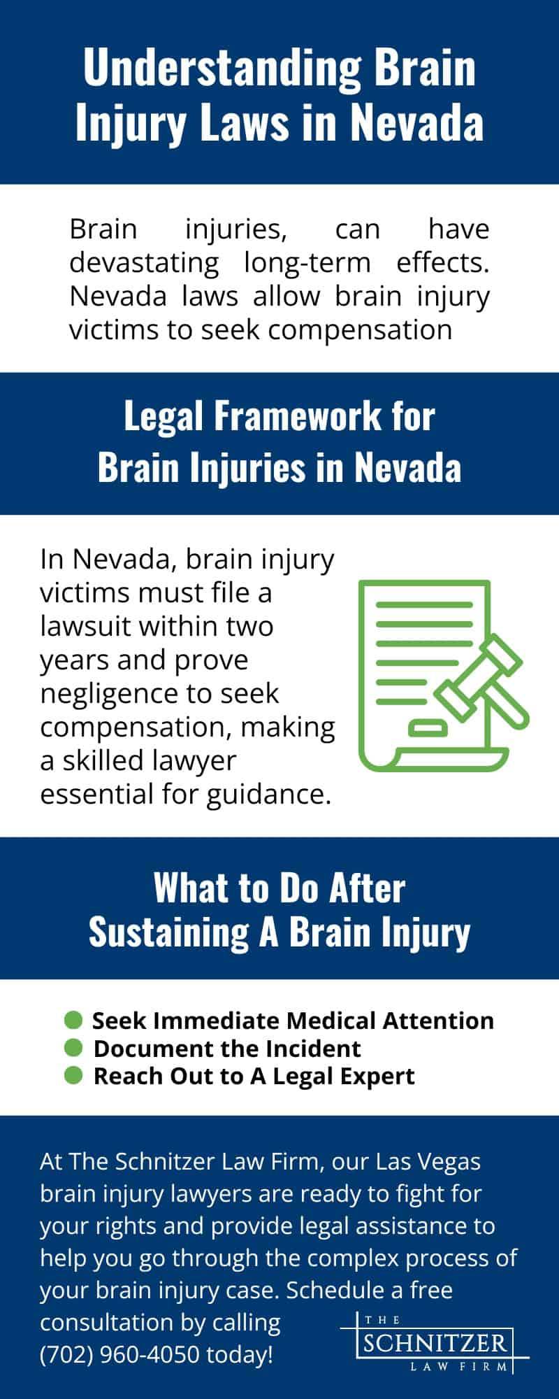 A Picture of an Infographic based on the topic Understanding Brain Injury Laws in Nevada