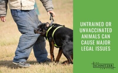 Untrained or Unvaccinated Animals Can Cause Major Legal Issues